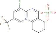 4-chloro-2-(trifluoromethyl)-7H,8H,9H,10H-pyrido[1,2-a]quinazolin-11-ium perchlorate