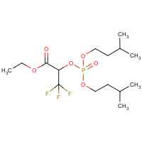 ethyl 2-{[di(isopentyloxy)phosphoryl]oxy}-3,3,3-trifluoropropanoate