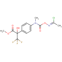 methyl 2-{4-[({[(1-chloroethylidene)amino]oxy}carbonyl)(methyl)amino]phenyl}-3,3,3-trifluoro-2-hyd…