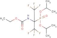 diisopropyl [1-[(ethoxycarbonyl)amino]-2,2,2-trifluoro-1-(trifluoromethyl)ethyl]phosphonate