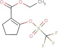 Ethyl 2-{[(trifluoromethyl)sulphonyl]oxy}cyclopent-1-ene-1-carboxylate