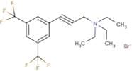 {3-[3,5-di(trifluoromethyl)phenyl]prop-2-ynyl}(triethyl)ammonium bromide