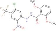 N'1-[5-chloro-2-nitro-4-(trifluoromethyl)phenyl]-2,6-dimethoxybenzene-1-carbohydrazide