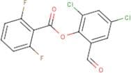 2,4-dichloro-6-formylphenyl 2,6-difluorobenzoate