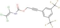 3-[3,5-di(trifluoromethyl)phenyl]prop-2-ynyl N-(1,2,2-trichlorovinyl)carbamate
