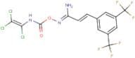 3-[3,5-bis(trifluoromethyl)phenyl]-N'-({[(1,2,2-trichlorovinyl)amino]carbonyl}oxy)prop-2-enimidami…