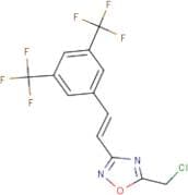 5-(Chloromethyl)-3-[3,5-di(trifluoromethyl)styryl]-1,2,4-oxadiazole