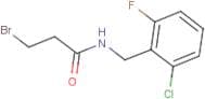 N1-(2-chloro-6-fluorobenzyl)-3-bromopropanamide
