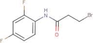 N1-(2,4-difluorophenyl)-3-bromopropanamide