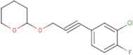 2-{[3-(3-chloro-4-fluorophenyl)prop-2-ynyl]oxy}tetrahydro-2H-pyran