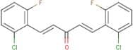 1,5-di(2-chloro-6-fluorophenyl)penta-1,4-dien-3-one