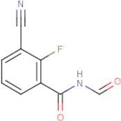3-cyano-2-fluoro-N-formylbenzamide