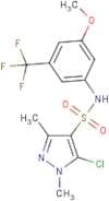N4-[3-methoxy-5-(trifluoromethyl)phenyl]-5-chloro-1,3-dimethyl-1H-pyrazole-4-sulphonamide