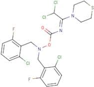 N,N-bis(2-chloro-6-fluorobenzyl)-N-[({[2,2-dichloro-1-(1,4-thiazinan-4-yl)ethylidene]amino}carbony…