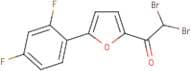 2,2-dibromo-1-[5-(2,4-difluorophenyl)-2-furyl]ethan-1-one