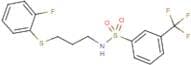 N-{3-[(2-fluorophenyl)thio]propyl}-3-(trifluoromethyl)benzenesulphonamide