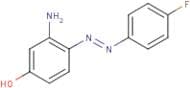 3-amino-4-[2-(4-fluorophenyl)diazenyl]phenol