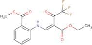 methyl 2-{[2-(ethoxycarbonyl)-4,4,4-trifluoro-3-oxobut-1-enyl]amino}benzoate