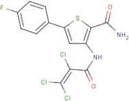 5-(4-fluorophenyl)-3-[(2,3,3-trichloroacryloyl)amino]thiophene-2-carboxamide