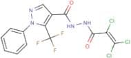 N'4-(2,3,3-trichloroacryloyl)-1-phenyl-5-(trifluoromethyl)-1H-pyrazole-4-carbohydrazide