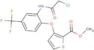 methyl 3-[2-[(2-chloroacetyl)amino]-4-(trifluoromethyl)phenoxy]thiophene-2-carboxylate