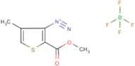 2-Methoxycarbonyl-4-methylthiophene-3-diazonium tetrafluoroborate