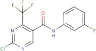 N5-(3-fluorophenyl)-2-chloro-4-(trifluoromethyl)pyrimidine-5-carboxamide