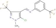 N1-{[5-chloro-1-methyl-3-(trifluoromethyl)-1H-pyrazol-4-yl]methylidene}-3-(trifluoromethyl)aniline