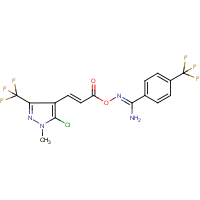 N'-({3-[5-Chloro-1-methyl-3-(trifluoromethyl)-1H-pyrazol-4-yl]allanoyl}oxy)-4-(trifluoromethyl)ben…