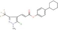 4-cyclohexylphenyl 3-[5-chloro-1-methyl-3-(trifluoromethyl)-1H-pyrazol-4-yl]acrylate