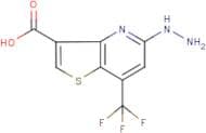 5-hydrazino-7-(trifluoromethyl)thieno[3,2-b]pyridine-3-carboxylic acid