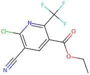 Ethyl 6-chloro-5-cyano-2-(trifluoromethyl)nicotinate
