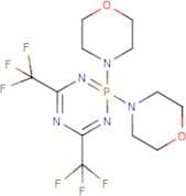 4-[2-morpholino-4,6-di(trifluoromethyl)-1,3,5,2λ~5~-triazaphosphinin-2-yl]morpholine