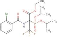 ethyl 2-[(2-chlorobenzoyl)amino]-2-(diisopropoxyphosphoryl)-3,3,3-trifluoropropanoate