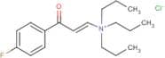 3-(4-fluorophenyl)-3-oxo-N,N,N-tripropylprop-1-en-1-aminium chloride