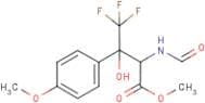 Methyl 4,4,4-trifluoro-2-(formylamino)-3-hydroxy-3-(4-methoxyphenyl)butanoate