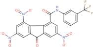 2,5,7-trinitro-9-oxo-N-[3-(trifluoromethyl)phenyl]-9H-fluorene-4-carboxamide