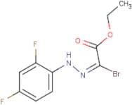 ethyl 2-bromo-2-[2-(2,4-difluorophenyl)hydrazono]acetate