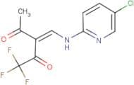 3-{[(5-chloro-2-pyridyl)amino]methylidene}-1,1,1-trifluoropentane-2,4-dione