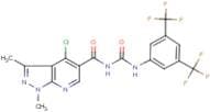N-[(4-Chloro-1,3-dimethyl-1H-pyrazolo[3,4-b]pyridin-5-yl)carbonyl]-N'-[3,5-di(trifluoromethyl)phen…