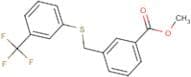 Methyl 3-({[3-(trifluoromethyl)phenyl]thio}methyl)benzoate