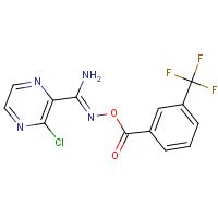 O2-[3-(trifluoromethyl)benzoyl]-3-chloropyrazine-2-carbohydroximamide