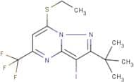 2-(tert-butyl)-7-(ethylthio)-3-iodo-5-(trifluoromethyl)pyrazolo[1,5-a]pyrimidine