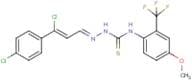 N1-[4-methoxy-2-(trifluoromethyl)phenyl]-2-[3-chloro-3-(4-chlorophenyl)prop-2-enylidene]hydrazine-…
