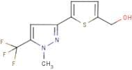 {5-[1-Methyl-5-(trifluoromethyl)-1H-pyrazol-3-yl]-2-thienyl}methanol