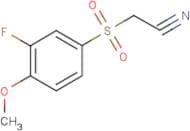 4-[(Cyanomethyl)sulphonyl]-2-fluoroanisole