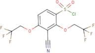 3-cyano-2,4-bis(2,2,2-trifluoroethoxy)benzenesulphonyl chloride