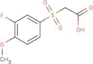 [(3-Fluoro-4-methoxyphenyl)sulphonyl]acetic acid
