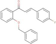 1-[2-(benzyloxy)phenyl]-3-(4-fluorophenyl)prop-2-en-1-one