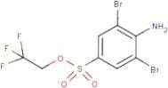 2,2,2-trifluoroethyl 4-amino-3,5-dibromobenzene-1-sulphonate